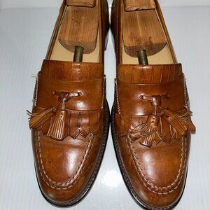 Johnston & Murphy Cellini Brown Loafers, Italian, Sz 11N